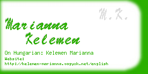 marianna kelemen business card